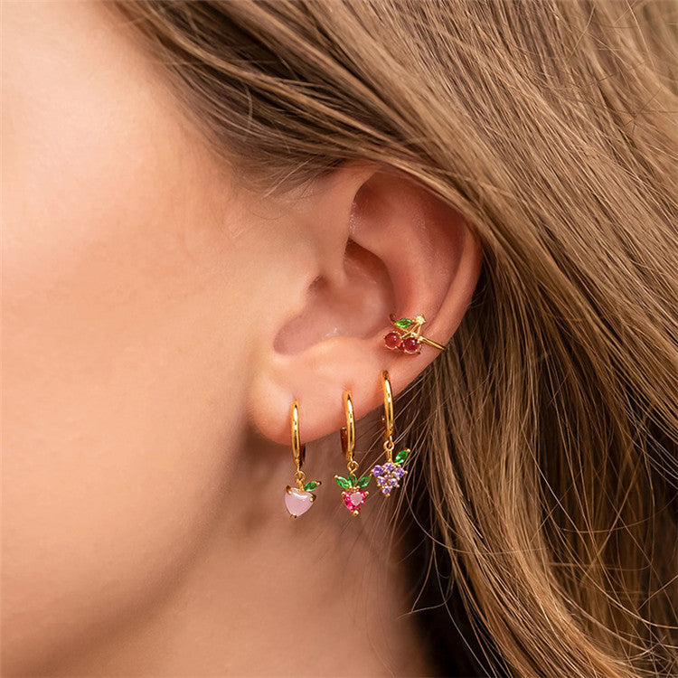 Skye Watermelon Earrings